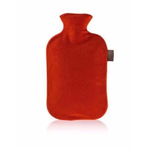 Fashy Varmeflaske m/trekk tranebærrød