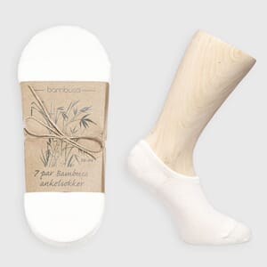 Bambusa Ankelsokker 7pk Naturhvit (36-44 )