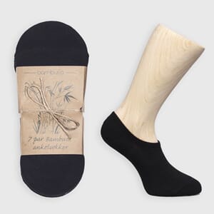 Bambusa Ankelsokker 7pk Sort  (36-44)