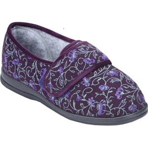 Cosyfeet Holly (Normal fot) Plommeblomstret