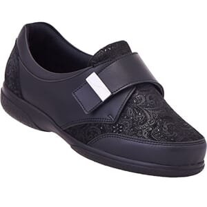 Cosyfeet Davina Black Paisley