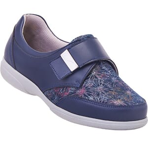 Cosyfeet Davina Navy Floral