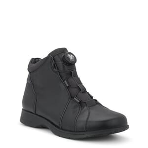 Green Comfort Walkie støvlett med wire-lukking, sort