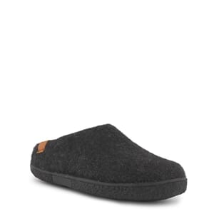 Green Comfort Tibet ulltøffel med gummisåle, Sort