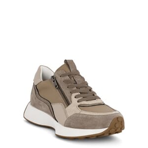 Green Comfort Carmen Sneaker m/glidelås beige mix