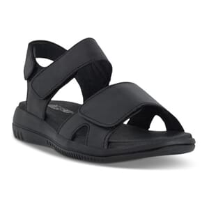 GC Leaf sandal w. velcro  Black