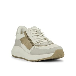 Green Comfort  Zigga sneaker w. zipper Offwhite
