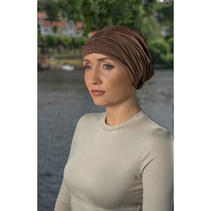 Hodeplagg Softie Boho Beanie Mocha