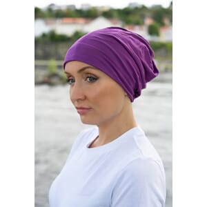 Hodeplagg Softie Boho Beanie Plum