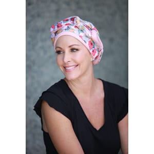 Hodeplagg The Reversible Softie Wrap print Ballerina+Blooms