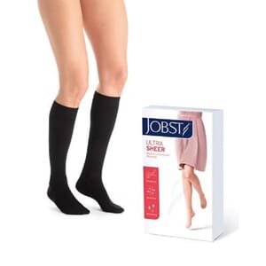 Jobst Ultrasheer 1 Kne Svart. Softfit