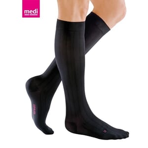 mediven for menn knestrømpe Svart