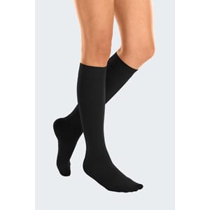 mediven cotton standard knestrømpe Svart