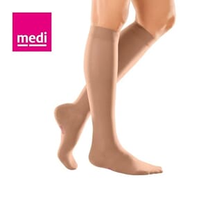 mediven elegance knestrømpe, standard, Karamell