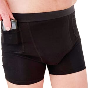 PocketNest Boxershorts Herre Sort