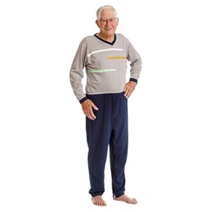 Suprima Overall nattdress unisex Grå/blå