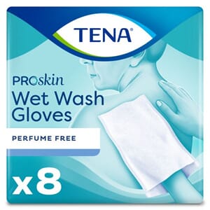 TENA Wet Wash Glove U/Parfyme 8 Pk