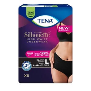 TENA Silhouette Pants Plus High Waist Sort L