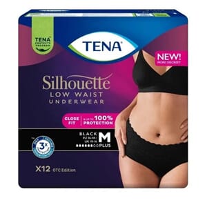 TENA Silhouette Pants Plus Low Waist Sort M