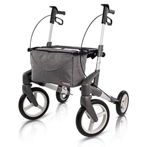 TOPRO Olympos ATR Rullator soft-hjul Sølvgrå Medium