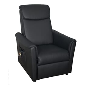 Topro Modena Løfte -og hvilestol kunstskinn svart