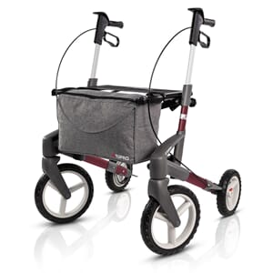 Topro Olympos Vinrød  ATR Rullator m/offroadhjul